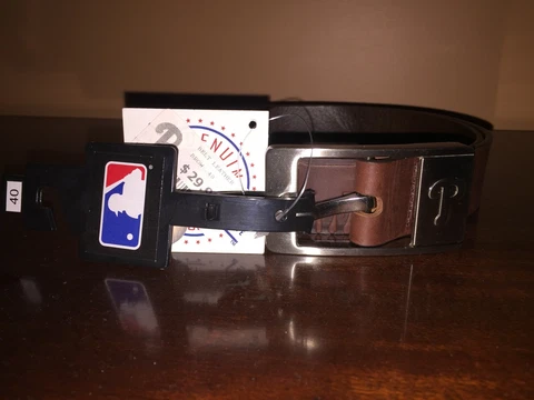 New Philadelphia Phillies Baseball 40" Leather Belt Cover
