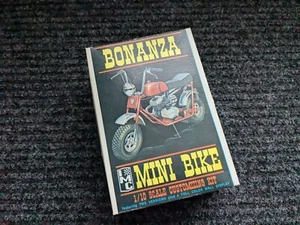 BONANZA 1/10th scale MINI BIKE Model Kit  Mint in Box  *IMC* With Wall Display - Picture 1 of 9
