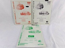 Vintage Plat Book Boone Hendricks County Indiana 1999 2001 2006 Lot of 3 Streets