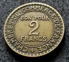 Monnaie France 2 Francs 1925 Chambres de Commerce KM#877 [Mc3682]