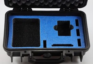 Vorgeschnittenes blaues Top GoPro Hero 12 11 10 9 8 Schaumstoffeinsatz passt zu Ihrer Pelican 1170 Hülle - Bild 1 von 5