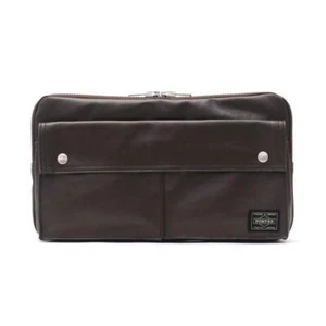 PORTER Yoshida FREE STYLE WAIST BAG 707-07147 Brown From Japan - Picture 1 of 13