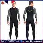 Men Wetsuits Breathable Sunscreen Diving Suit Outdoor Accessories (XXXL) FR