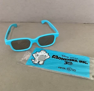 Disney Pixar MONSTERS, INC. Occhiali 3D RealD con Manica in plastica originale - Foto 1 di 12