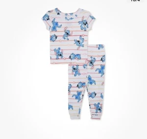 Disney Lilo and Stitch Toddler Snug-Fit Pajama Set, 2 Piece, Size 18M New - Picture 1 of 6
