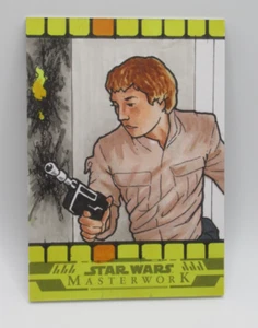 Topps Star Wars Masterwork 2024 Luke Skywalker Sketch Card Dan Lawler 1/1 - Picture 1 of 2