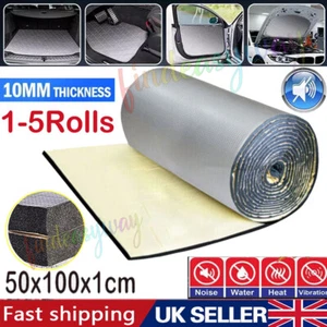 10m Sound Deadening Roll Car Van Heat Insulation 10mm Thick Closed Cell Foam UK, - Picture 1 of 27