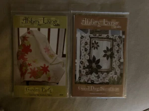 Abbey Lane Quilts Patterns GARDEN PARTY 101 and GOOD DAY SUNSHINE 103 NEW - Picture 1 of 4