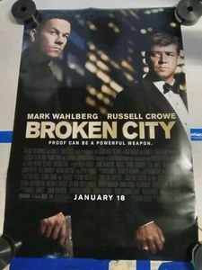 "Broken City" Original One-sheet Movie Poster 27x40 (2012) D/S - Picture 1 of 4