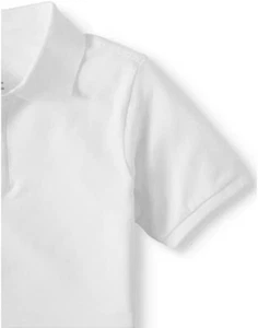 Wonder Nation Boys School Uniform Short Sleeve Polo Size 6-7, 4-Pack --336-- - Picture 1 of 3