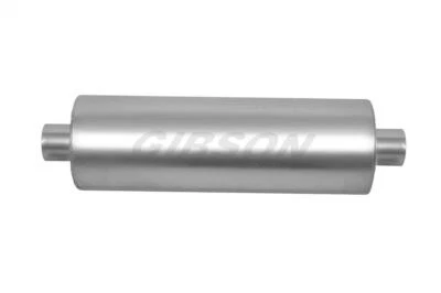 Gibson Performance Exhaust 420887 SFT Superflow Center/Center Round Muffler; Sta - Image 1 of 4