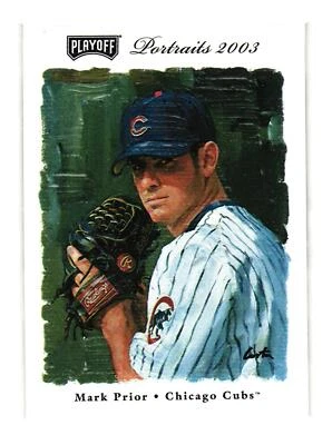 2003 Playoff Portraits #47 Mark Prior Chicago Cubs - Image 1 of 2