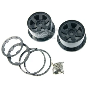 FLMLF RC CAR PLASTIC Front Wheel Hub Set for 1/5 RV KM HPI Baja 5b SS BUGGY - Picture 1 of 1