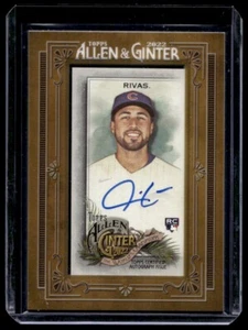 2022 Topps Allen & Ginter On Card Framed Autograph Rare Cubs Alfonso Rivas RC - Picture 1 of 2