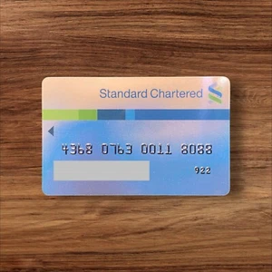Siam888 Thailand Standard Chartered Bank Cash Credit Card Expire Vintage  - Picture 1 of 2