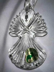 New Waterford Crystal Times Square Ball Joy 2009 Angel Christmas Ornament in Box - Picture 1 of 10