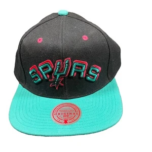 Mitchell & Ness San Antonio Spurs Snapback Hat Hardwood Classics NBA Retro - Picture 1 of 10