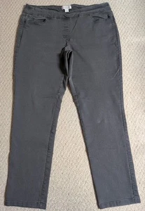 Liz Claiborne Damen Größe 14 Grau Baumwollmischung Jeggings 24 - Bild 1 von 6