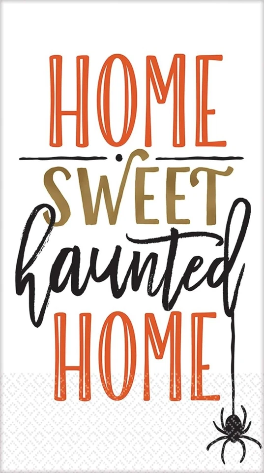 Amscan 53777727 Toallas para invitados en casa embrujada, multicolor Foto 1 de 1