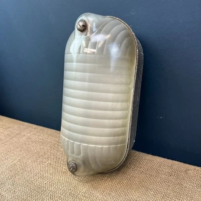 VINTAGE SIMPLEX RECLAIMED INDUSTRIAL BULKHEAD WALL LIGHT LAMP ALUMINIUM RETRO - Image 1 of 4