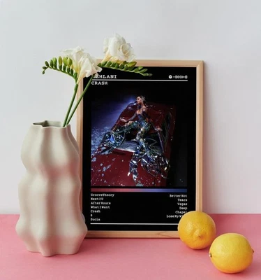 Kehlani Crash Poster – R&B Album Cover Art Print, Hip Hop Music Wall Decor - Image 1 of 4