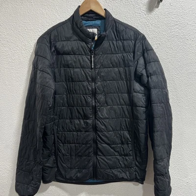 Old Navy Men Jacket S Black Puffer Packable Long Sleeve - Image 1 of 4