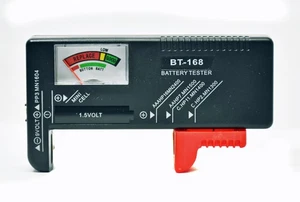 BT-168 1.5V 9V Go / Ng / Replace * Battery Tester * Cell Cassette Button lithium - Picture 1 of 7