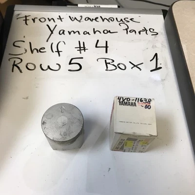 Nuevo de Lote Antiguo Yamaha 1981, 1983 YZ60 1.00 Pistón de Gran Tamaño 4V0-11638-00 Nuevo en Caja Foto 1 de 4