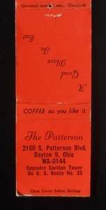 1950s The Patterson A Good Place to Eat 2100 S. Patterson Blvd. Dayton OH MB - Picture 1 of 2