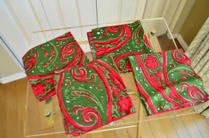 Lot of 4 Vera Neumann Floral Paisley Cloth Napkins - Picture 1 of 8