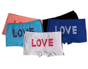LOT !5 Boyshorts Panties Cotton Underwear Womens Ladies Girls Size M L XL# F499 - Picture 1 of 6