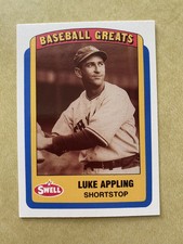 LUKE APPLING 1990 SWELL BASEBALL GREATS #18 BASEBALL CARD -NICE CARD!!