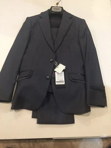 Jodano Grey With Black Border 3 Piece Suit Size 20. - Picture 1 of 6