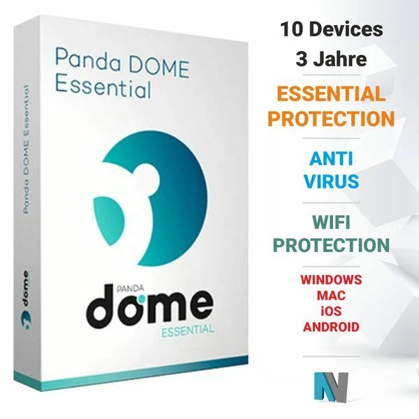 Panda DOME Essentials 2025 10 PC Geräte 3 Jahre - Bild 1 von 1