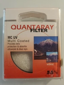 Quantaray MC UV Haze Multi Coated Photo & Video Filter 58 MM - Picture 1 of 4