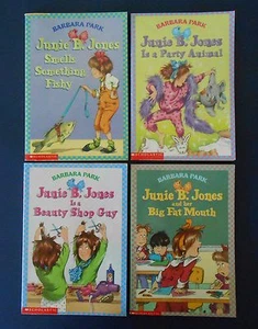Junie B. Jones 4 Children Books by Barbara Park 1999 Scholastic Paperback - Imagen 1 de 7