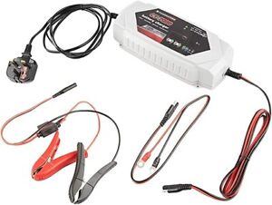 Battery Charger & Maintainer Portable Automatic 12V/24V 7 Amp Car Motorcycle