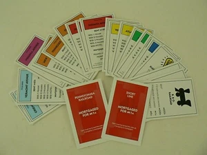 Monopoly Electronic Banking Edition Set Completo Carte Titolo Ricambio - Foto 1 di 3