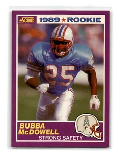 1989 Score Supplemental #427S Bubba McDowell Houston Oilers 202492 - Picture 1 of 2