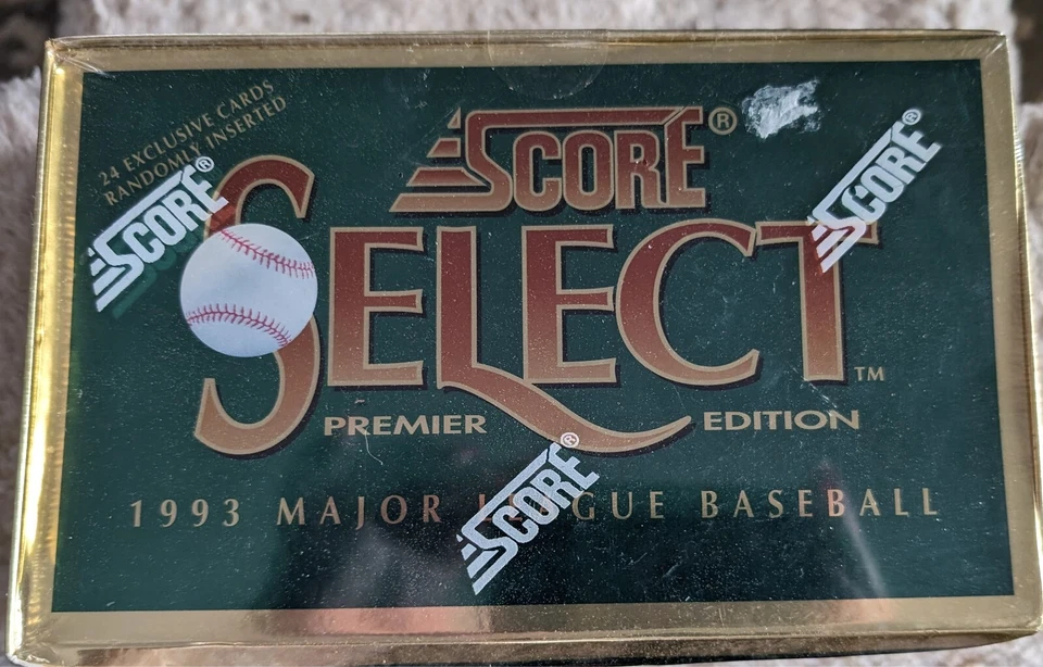 1993 Factory Sealed BOX SCORE Select MLB Premier Edition Possible Derek Jeter RC - Image 1 of 3