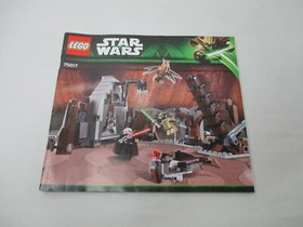 RETIRED LEGO STAR WARS #75017 DUEL ON GEONOSIS INSTRUCTION MANUAL