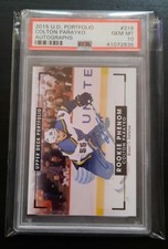 2015 Upper Deck Portfolio Rookie Autogtraph Colton Parayko PSA 10 Gem Mint