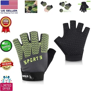 Kids Cycling and Fishing Gloves - Stylish Half Finger Design with Superior Grip - Picture 1 of 10