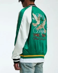 "Alumni" Lifted Anchors Souvenir Jacket (Emerald Green) Men’s Medium - Bild 1 von 9