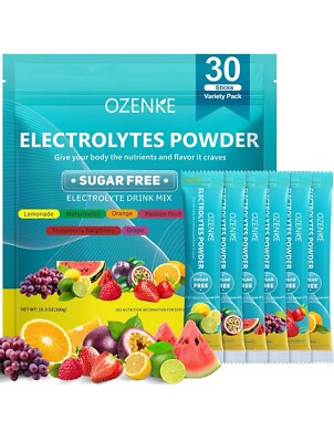 Electrolytes Powder Packets, 30 Sticks Hydrat...
