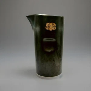 Vintage 80s Nikka G&G whiskey Pottery water jug Japan Rare Limited black /vase - Picture 1 of 8