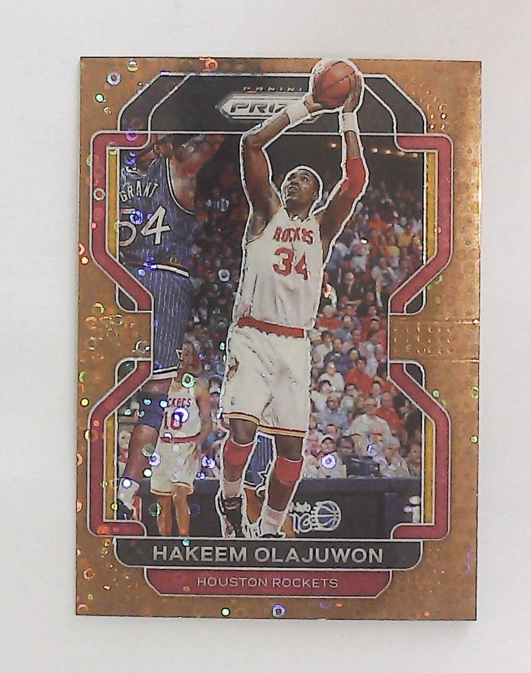 2021-22 Panini Prizm Basketball Bronze Fast Break Hakeem Olajuwon 16/20