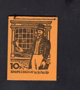 Gran Bretaña 10p Pillar Box Machin Booklet Octubre de 1974 DN68 - Imagen 1 de 1