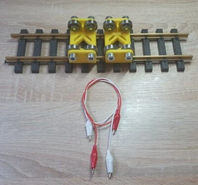 Rollenprüfstand Spur G / Spur 1, 2x Rollenbock + Kabel, LGB-Gartenbahn (12013)