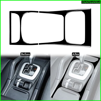 Para Porsche Cayenne 2003-10 Piano Negro Interior Consola Central Marco Panel Borde Foto 1 de 4